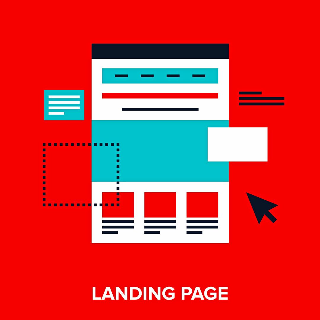 Ilustrasi Memiliki Landing Page