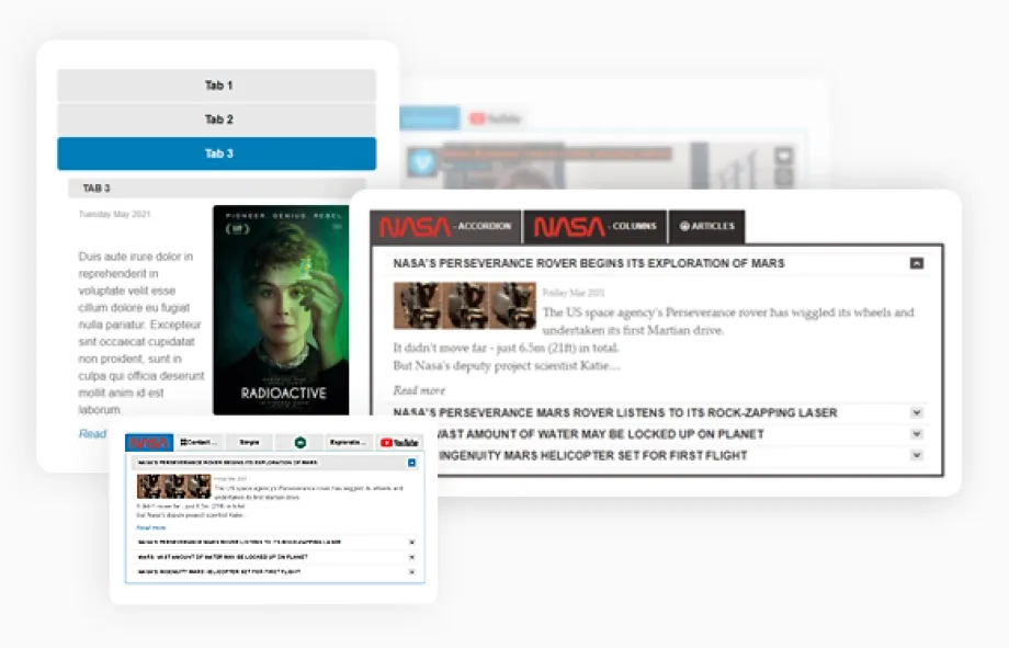 Ilustrasi Ekstensi DJ-Extensions Tabs