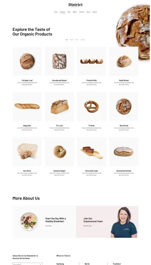 Tata Letak Halaman Yootheme District