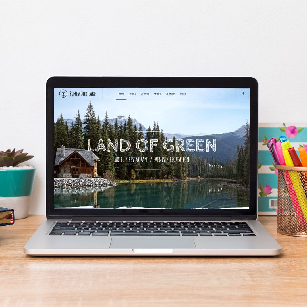 Template Joomla Yootheme Pinewood Lake