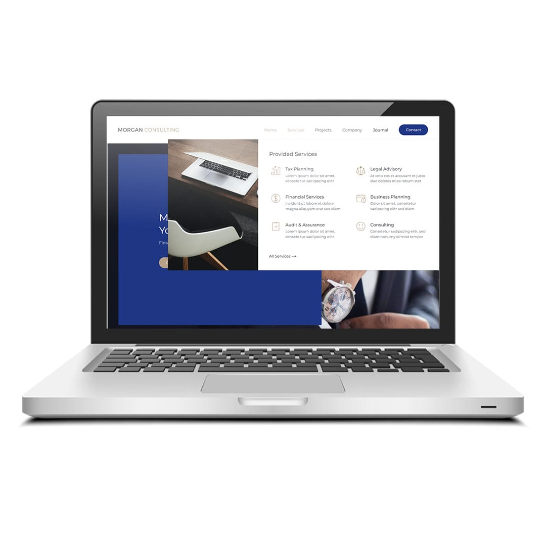 Template Joomla Yootheme Morgan Consulting