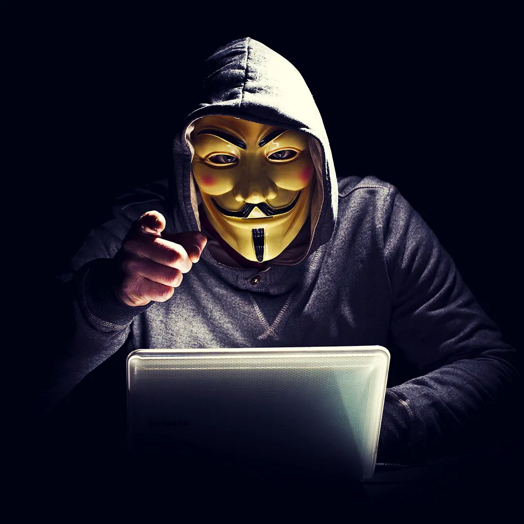 Ilustrasi Peretas (Hacker) Anonymous