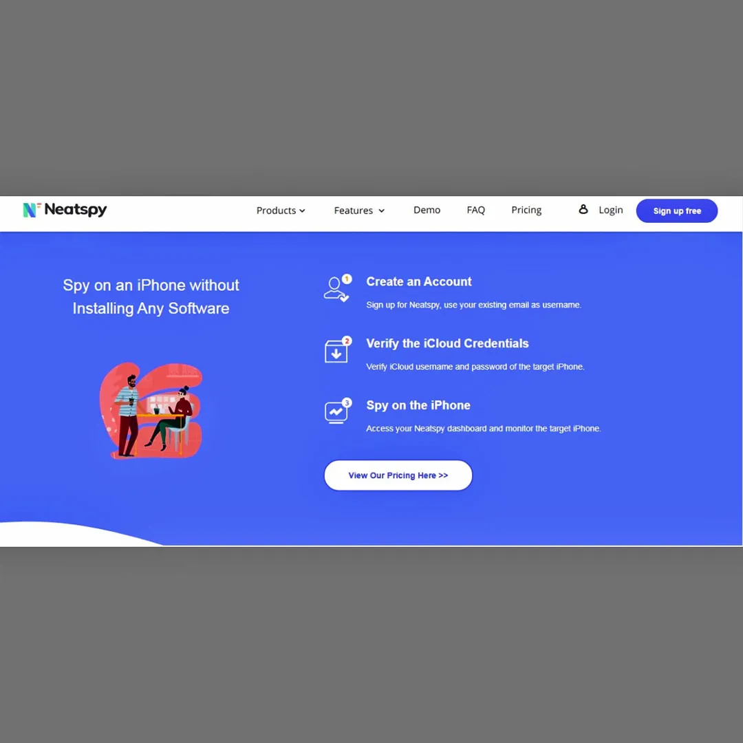 Ilustrasi Halaman Depan Neatspy