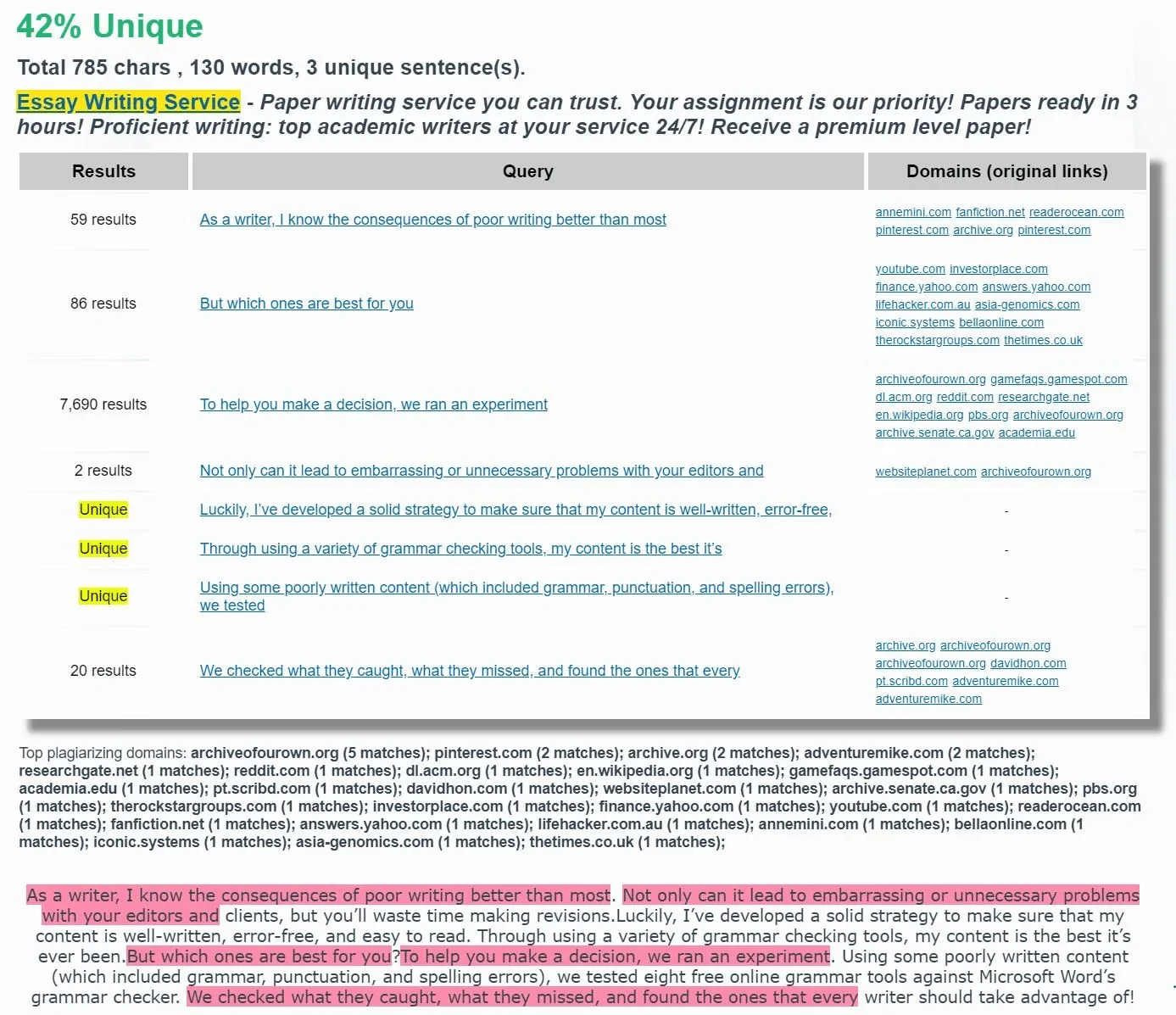 02 free online plagiarism checker tool 3