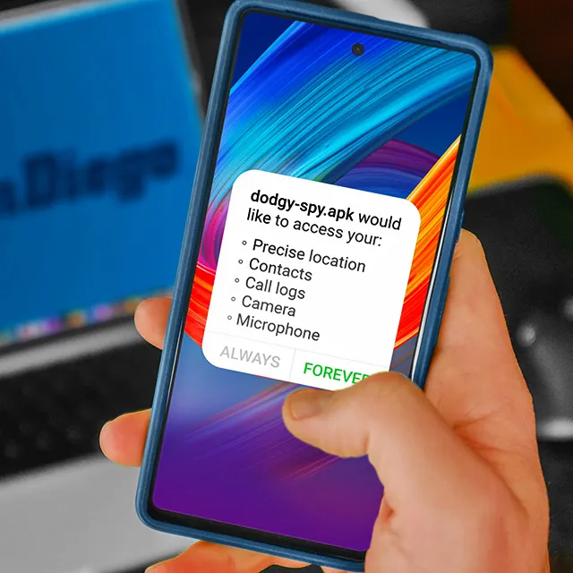 Ilustrasi Gadget Yang Memata-matai