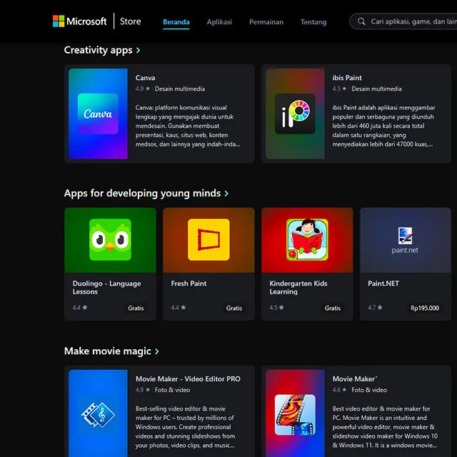 Ilustrasi Microsoft Store