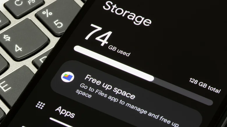 keep the phone low on available storage 1755696164