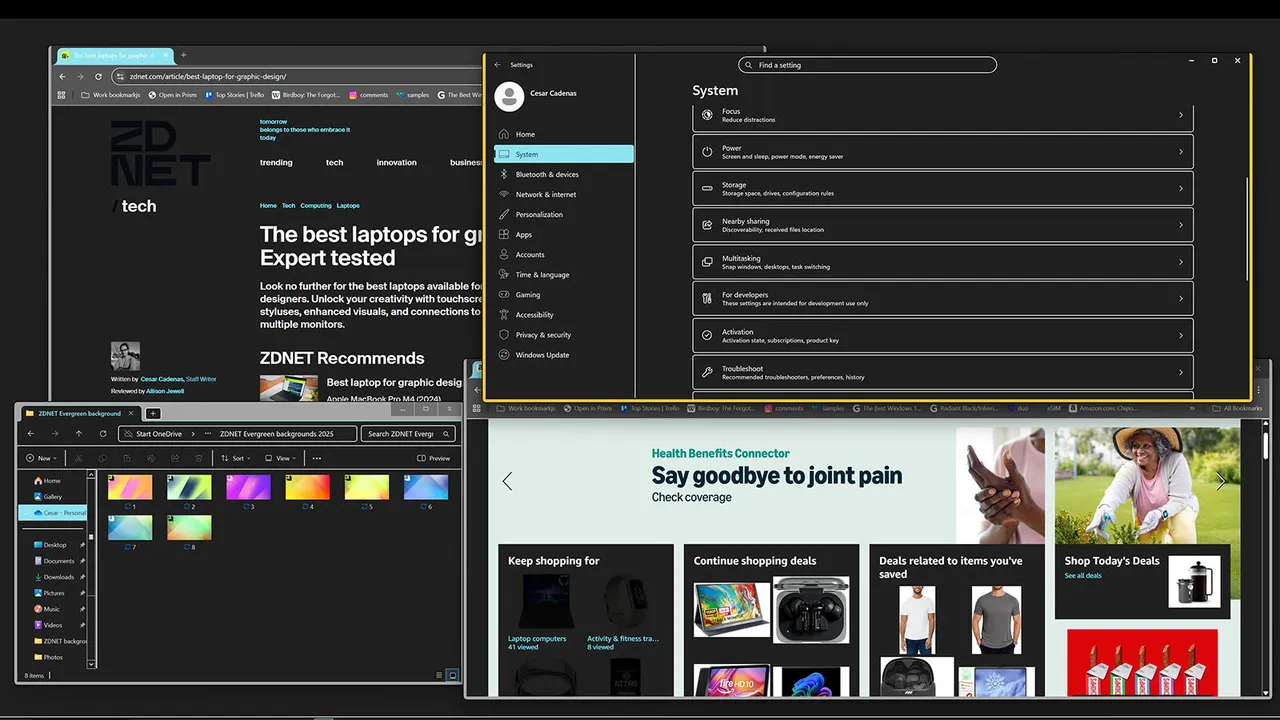 windows 11 high contrast mode image