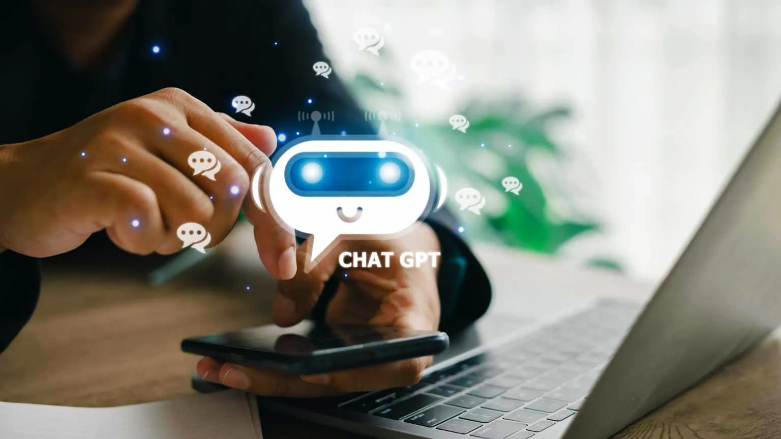 ilustrasi ai chatbots