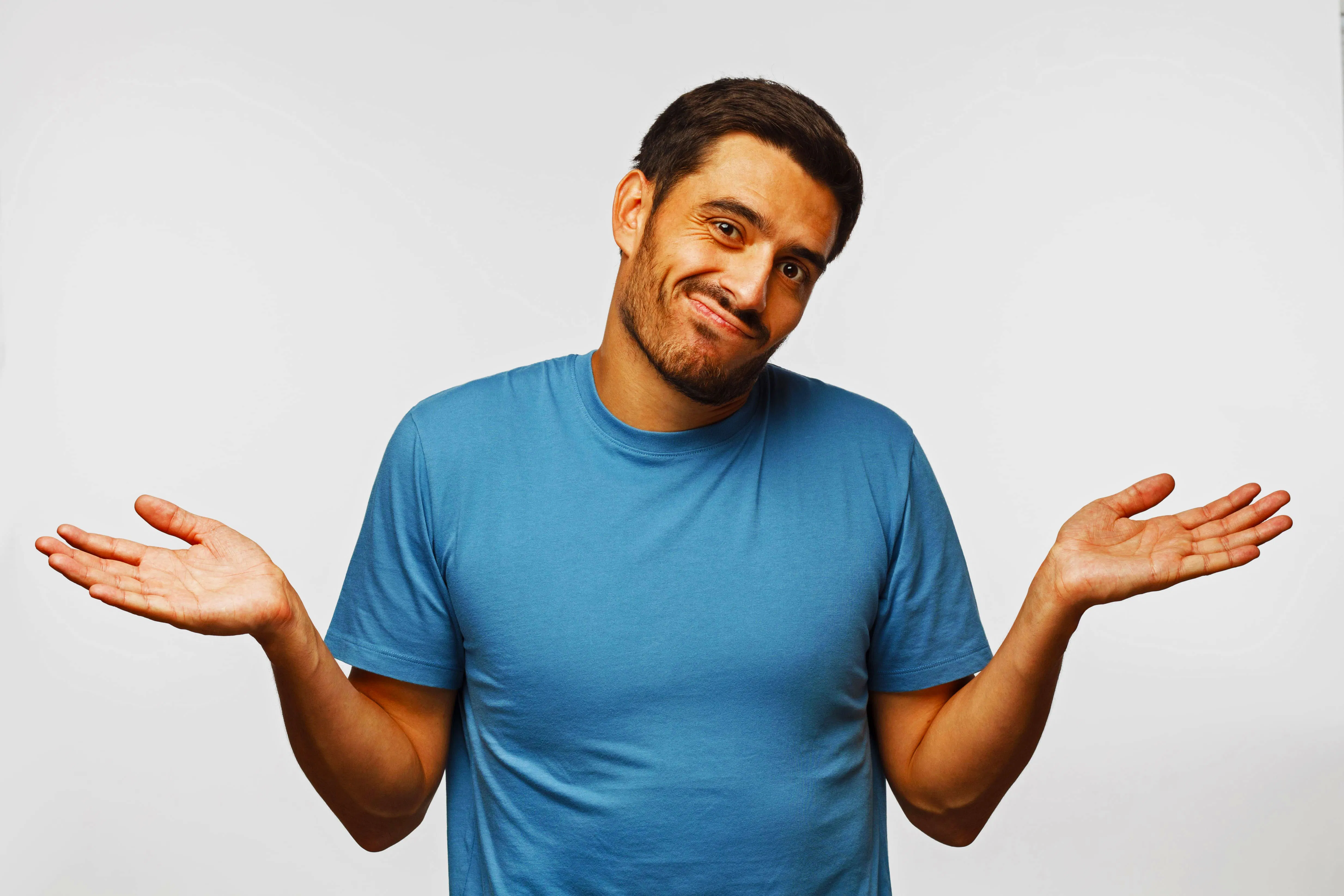 ilustrasi pria yang tidak tahu