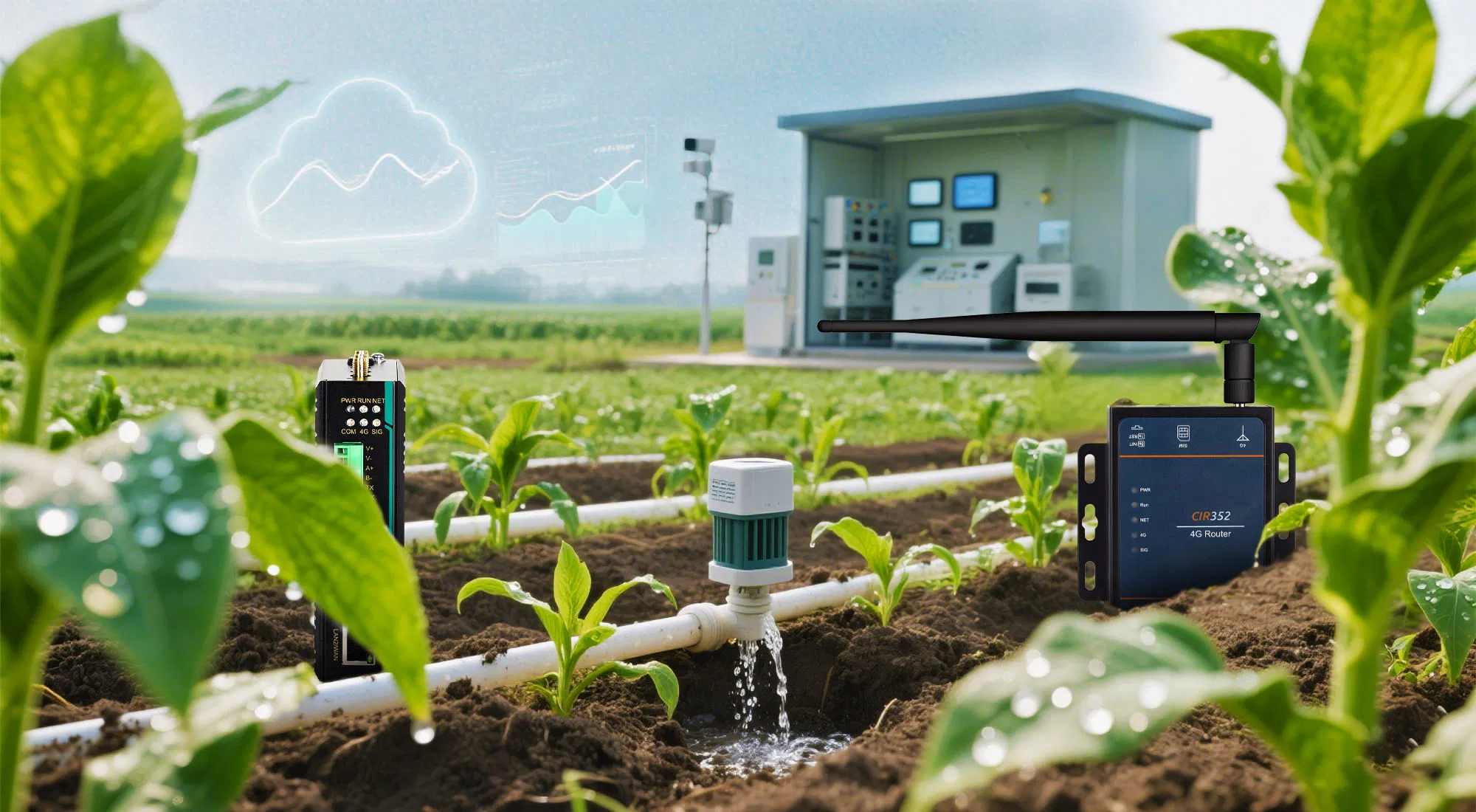 ilustrasi autonomous irrigation systems