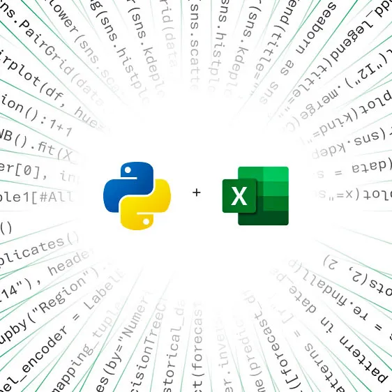 Ilustrasi Python di Excel