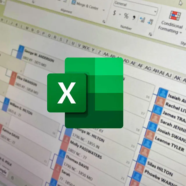 Ilustrasi Pohon Keluarga di Excel