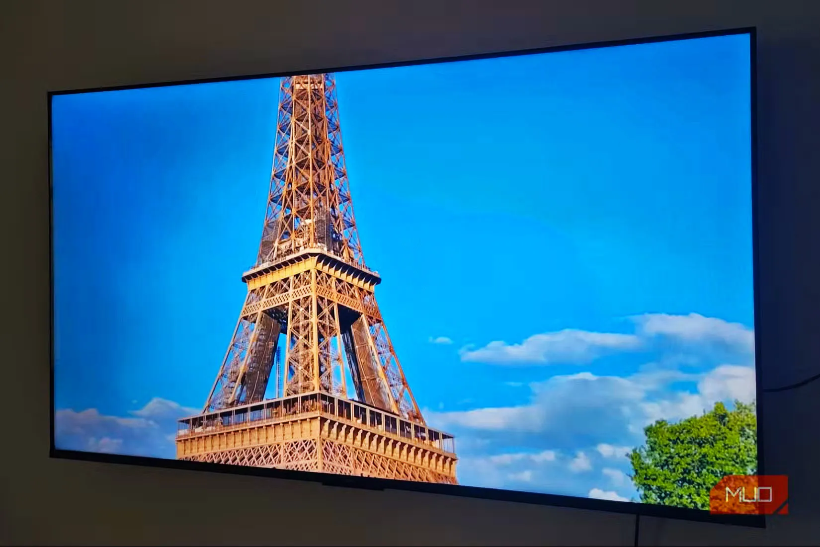 tv used as digital photo frame
