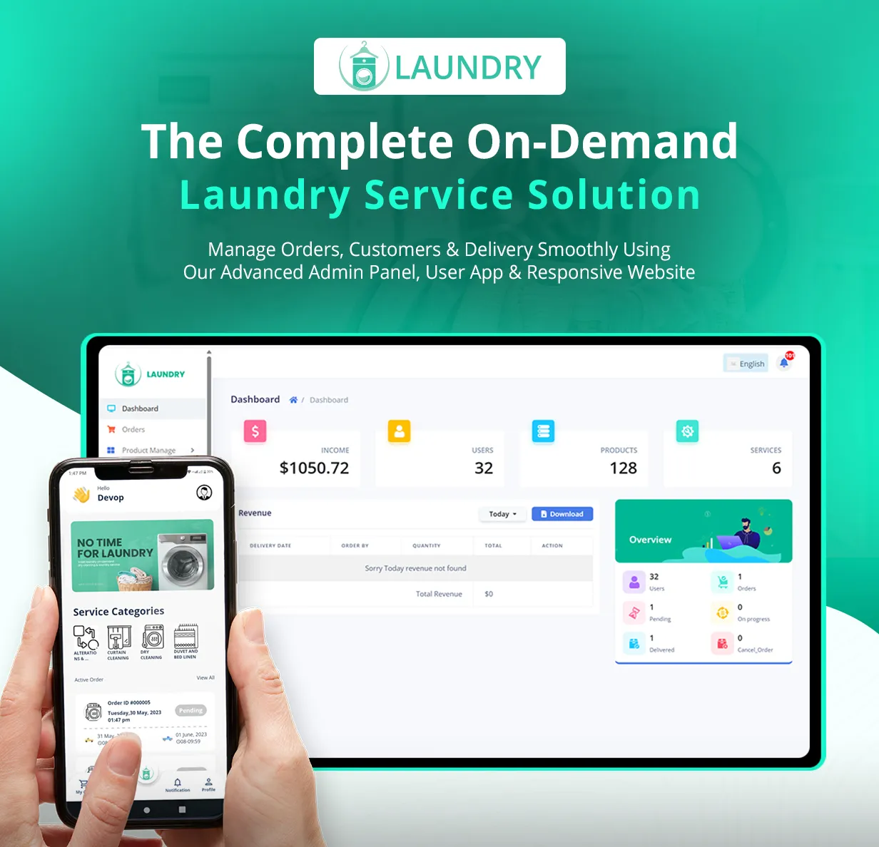 a aplikasi laundry lengkap