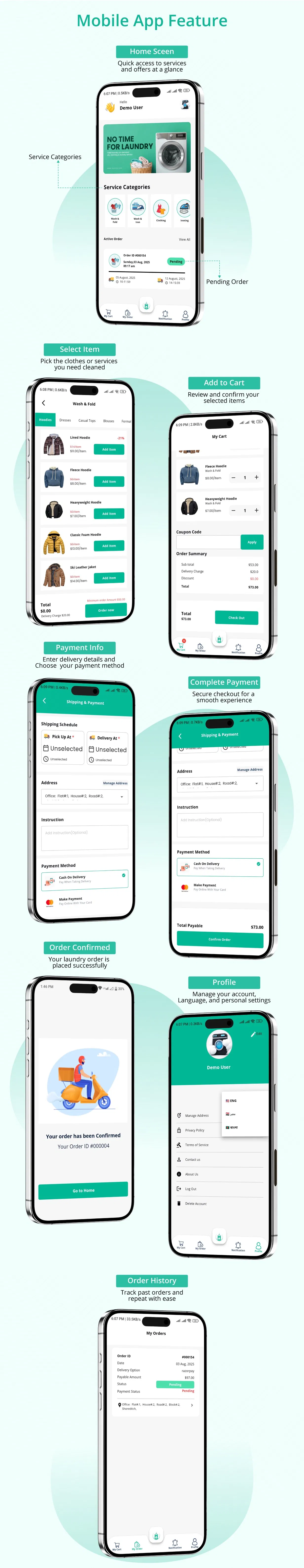 e fitur aplikasi mobile