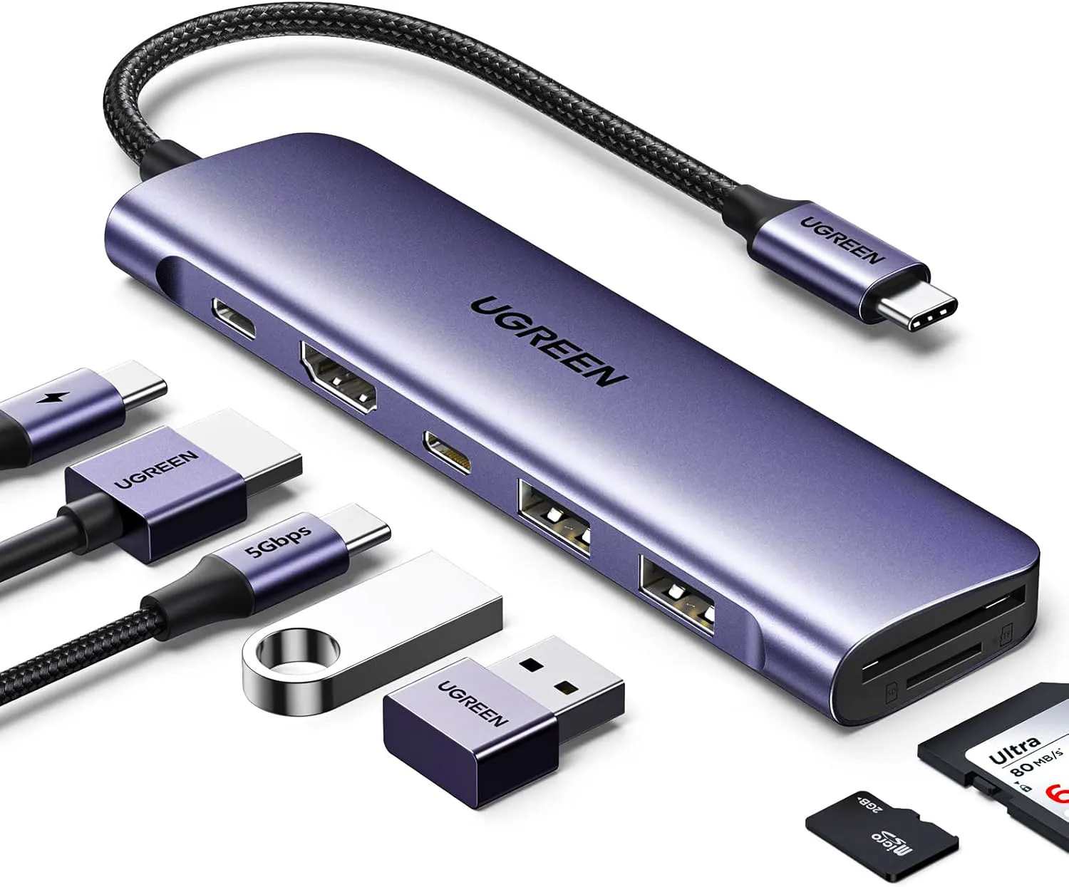 03d USB C multi porthub