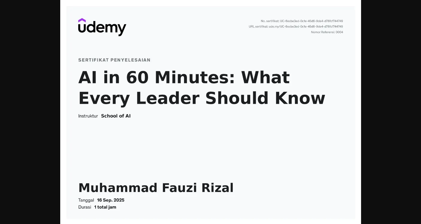 A fast paced, non technical masterclass to help leaders grasp AI&rsquo;s impact, opportunities, and risks in just one hour