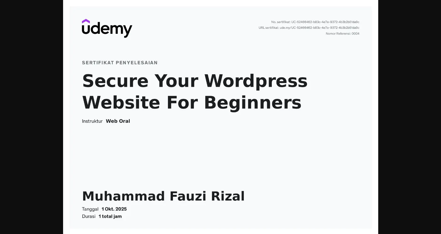 Create a WordPress website and learn how to keep it safe from hackers.