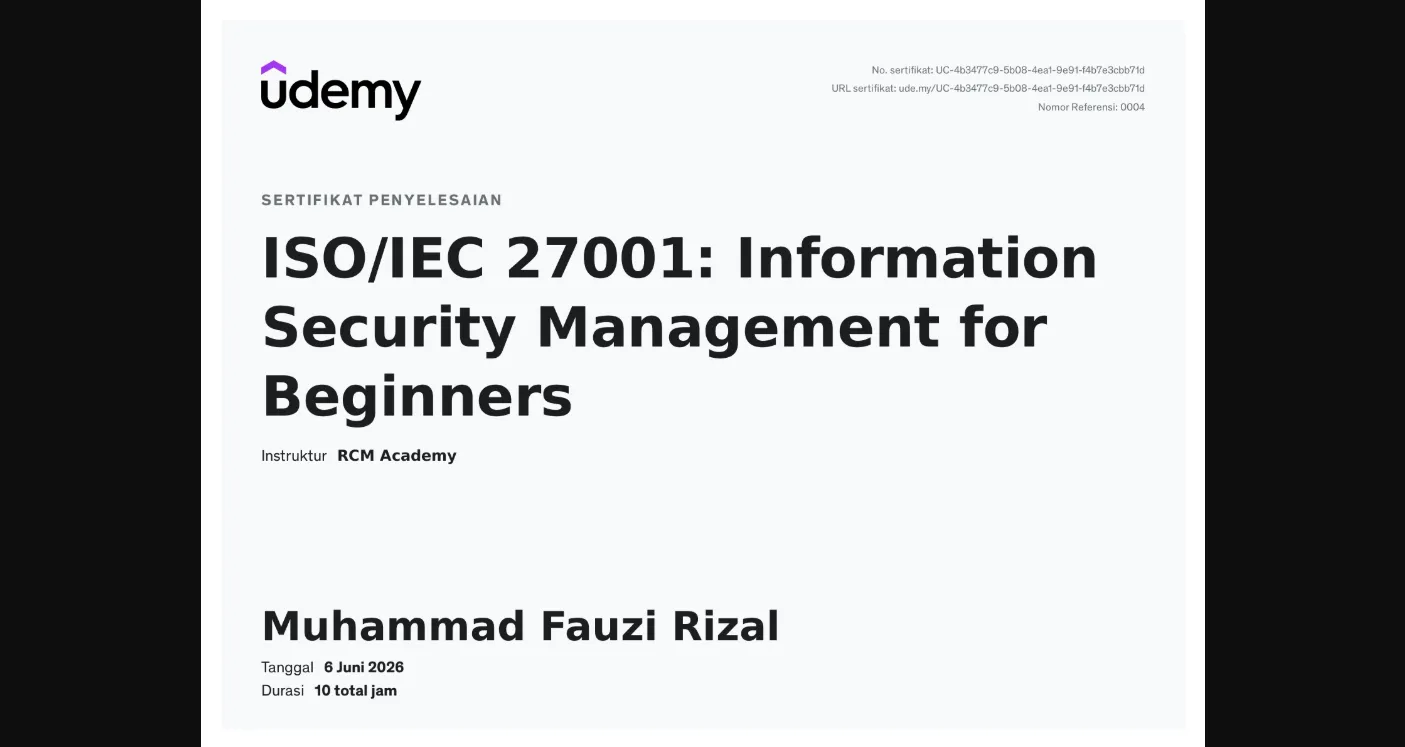 ISOIEC 27001 Information Security Management for Beginners