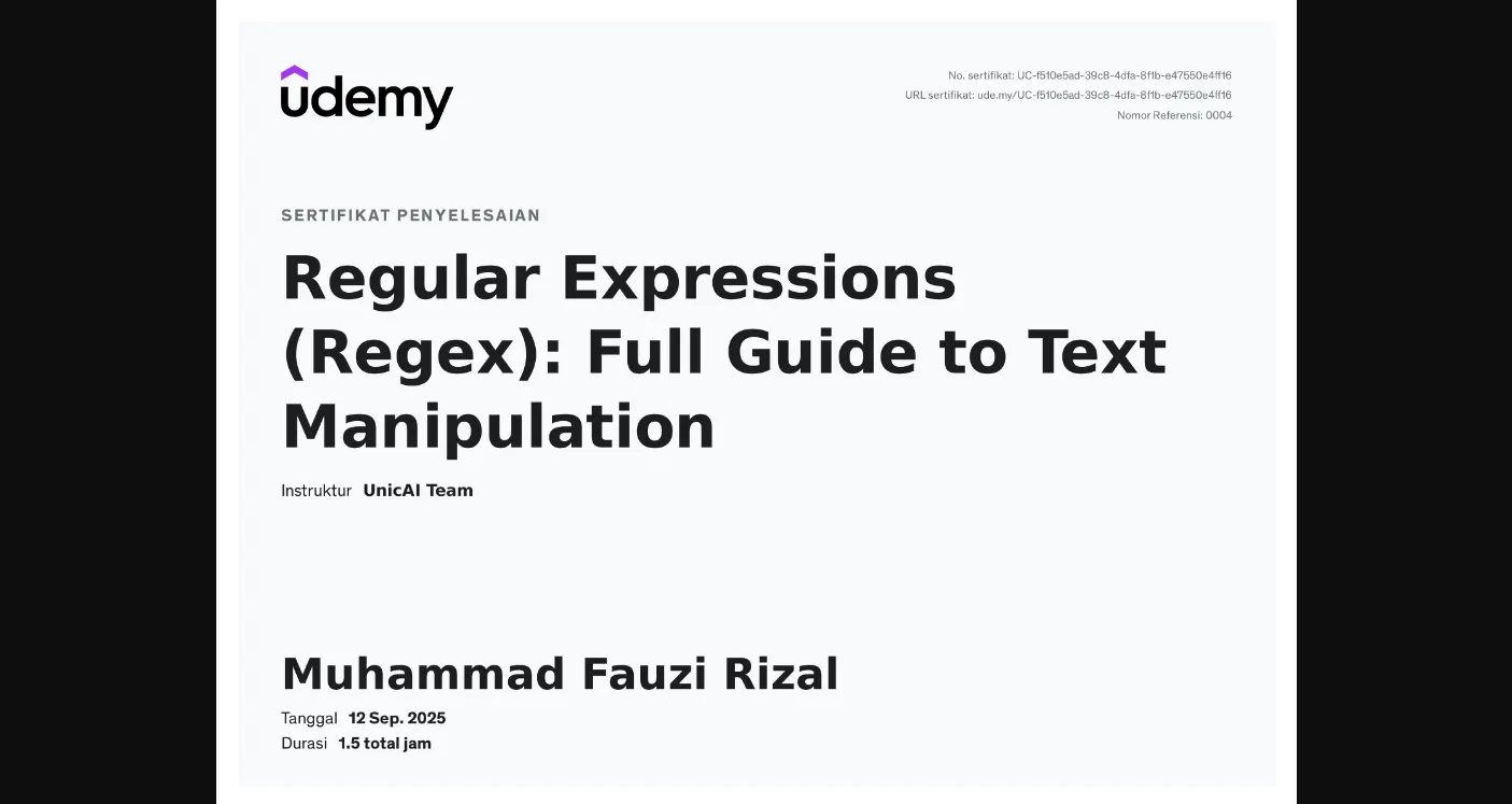 Learn Regex (regular expressions) from Scratch, Pattern Matching and Advanced Techniques with Hands On Exercises