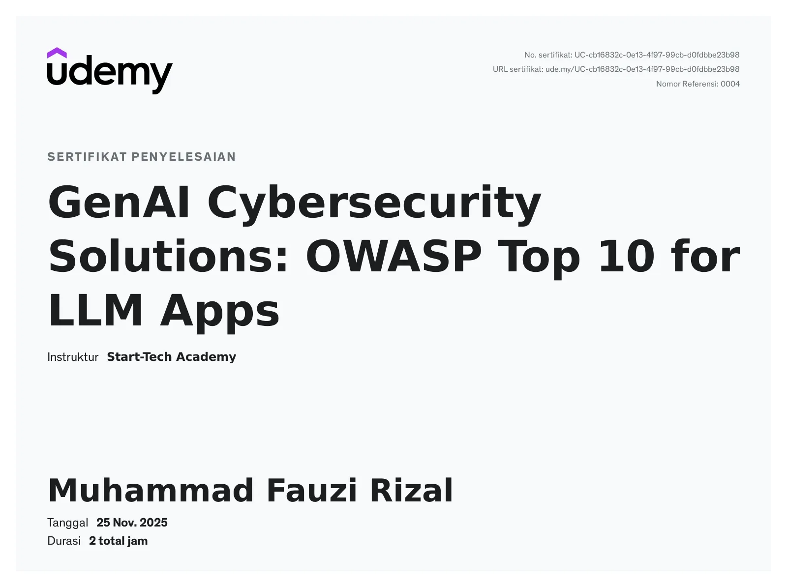 Secure Generative AI Apps Learn concepts and explore practical such as prompt injection insecure output handling etc