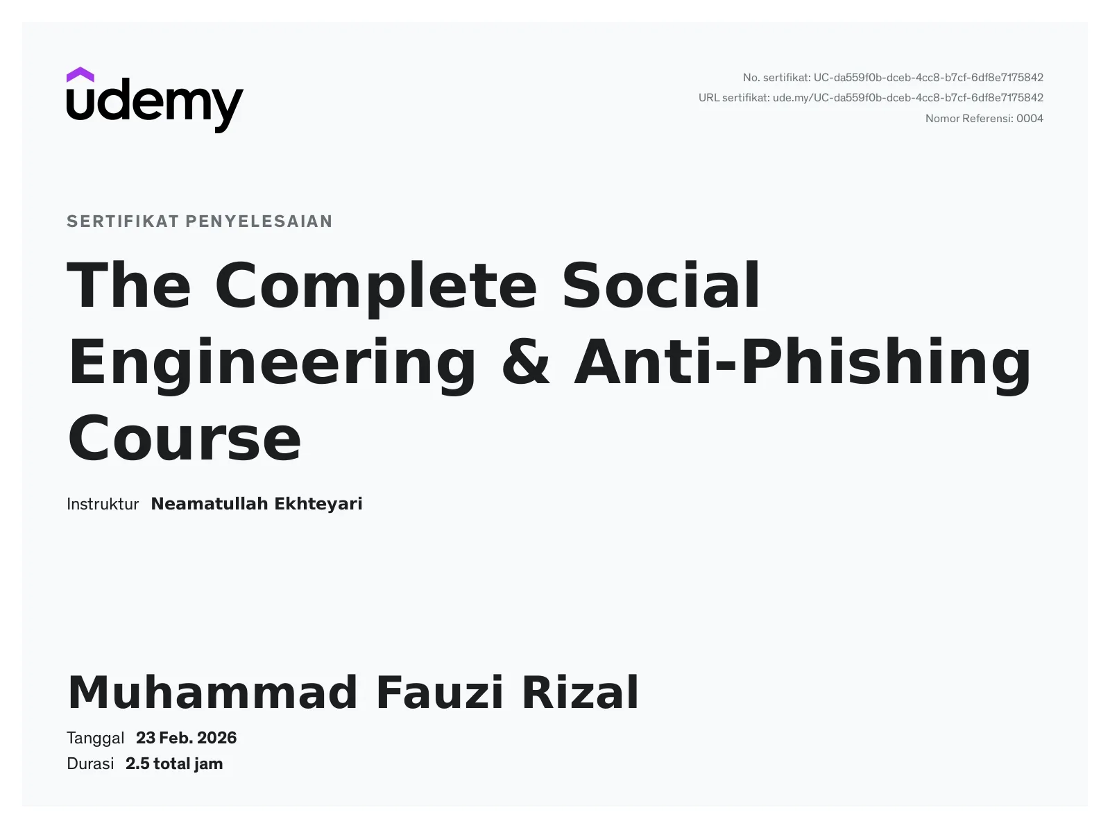 The Complete Social Engineering Anti-Phishing Course