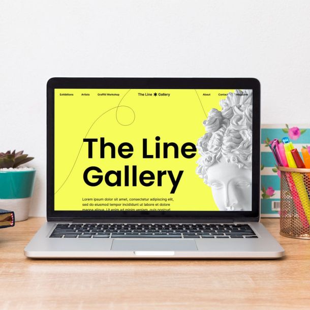 Template Joomla Yootheme Line Gallery