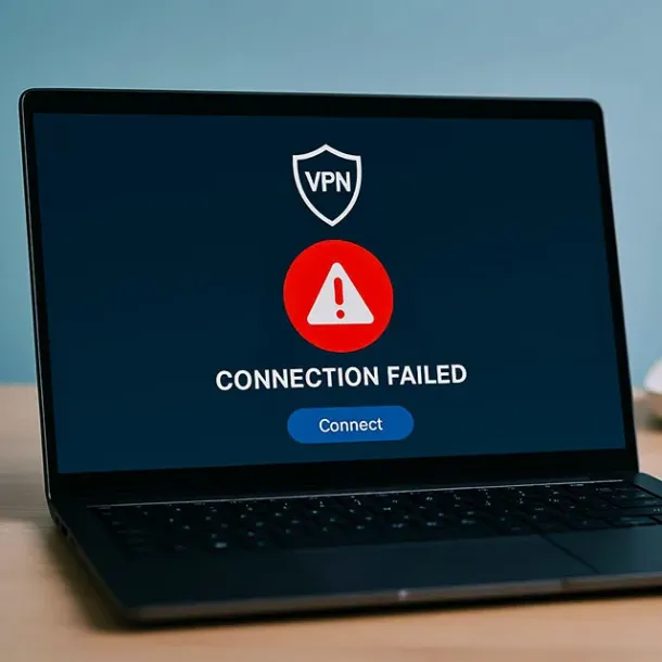 Ilustrasi VPN yang tidak tersambung