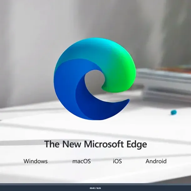Ilustrasi Browser Microsoft Edge