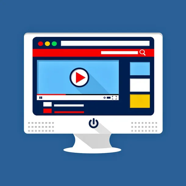 Ilustrasi Menonton Video Wistia