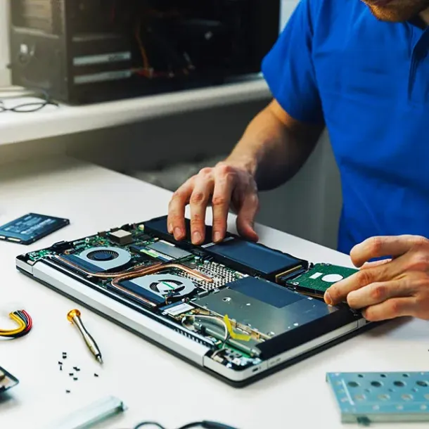 Ilustrasi Reparasi Laptop