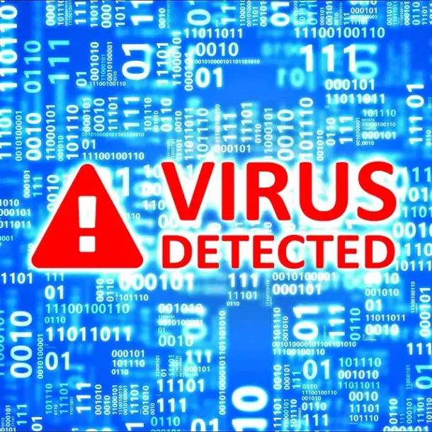 Ilustrasi Virus Terdeteksi