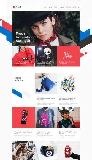 Tata Letak Halaman Yootheme Yoko