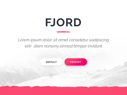 Tema Warna Template Yootheme Fjord
