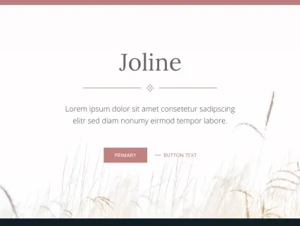 Tema Warna Template Yootheme Joline