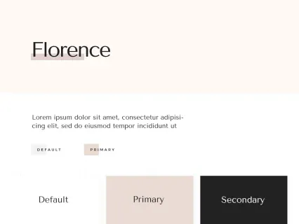 Tema Warna Template Yootheme Florence