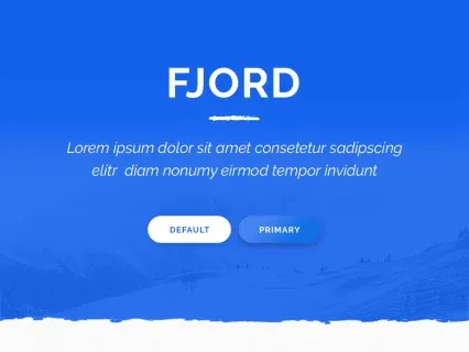 Tema Warna Template Yootheme Fjord