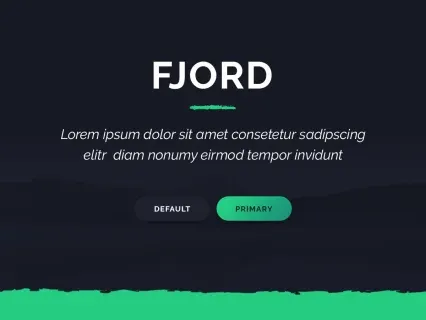 Tema Warna Template Yootheme Fjord