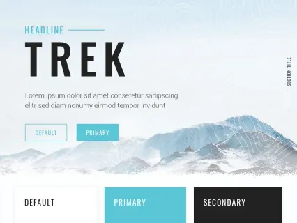 Tema Warna Template Yootheme Trek