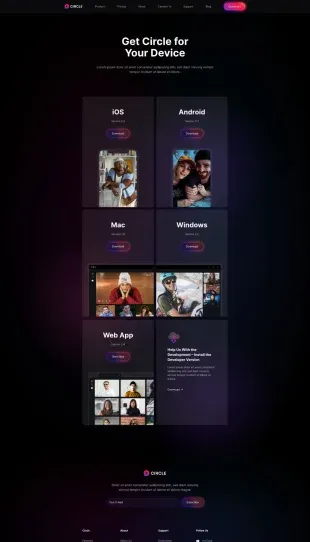 Tata Letak Halaman Yootheme Circle