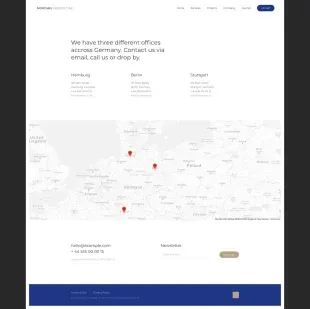Tata Letak Halaman Template Joomla Yootheme Morgan Consulting