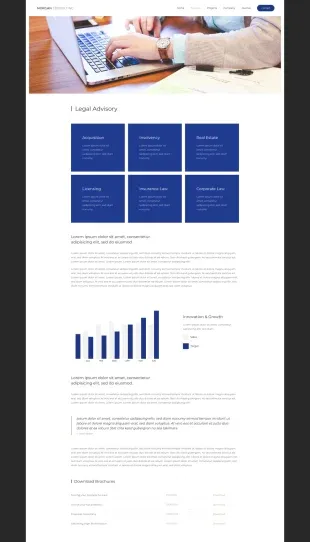Tata Letak Halaman Yootheme Morgan Consulting