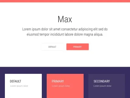 Tema Warna Template Yootheme Max