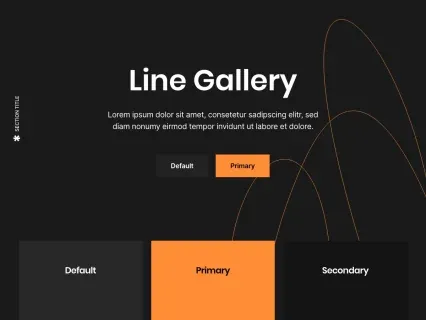 Tema Warna Template Yootheme Line Gallery