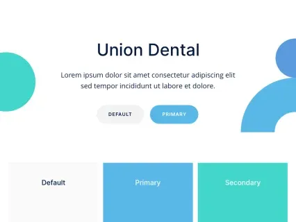 Tema Warna Template Yootheme Union Dental
