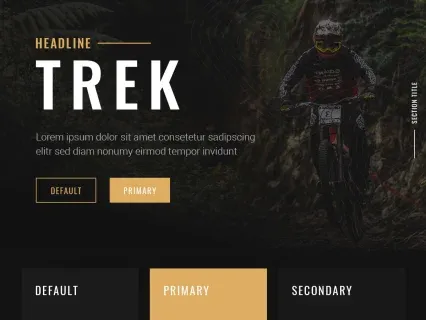 Tema Warna Template Yootheme Trek