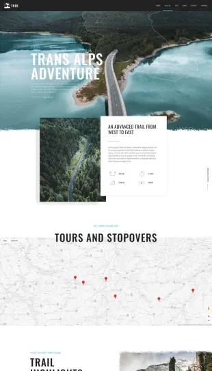 Tata Letak Halaman Yootheme Trek