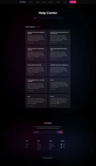 Tata Letak Halaman Yootheme Circle
