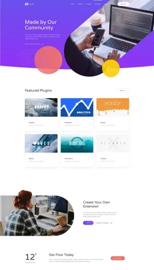 Tata Letak Halaman Yootheme Flow